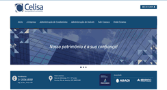 Desktop Screenshot of celisa.com.br